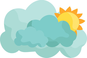 Sunny weather illustration