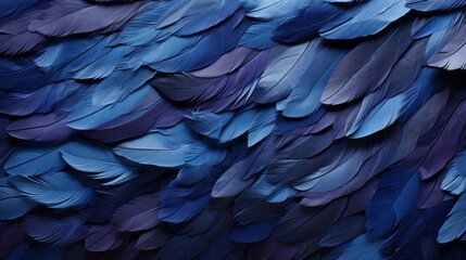 Obraz premium A vibrant blue bird's feathers come to life in the great outdoors, embodying the untamed beauty of the animal kingdom