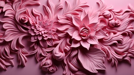Amidst a sea of lilac petals, a wild chrysanthemum blooms in shades of pink, its delicate leaves dancing with fluid grace