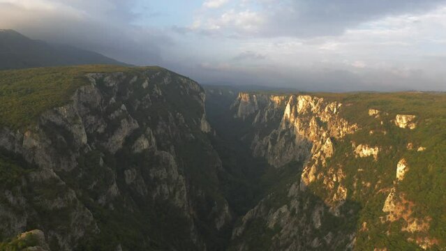 Aerial, Lazar's Canyon, Serbia