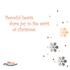 Vector illustration of wisdom quote background in Christmas celebration