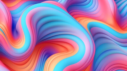 Fototapeta premium abstract background with colorful waves