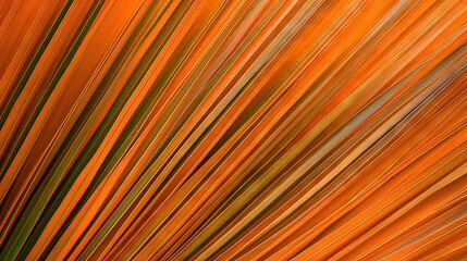  a close up of an orange and green striped pattern of lines.  generative ai