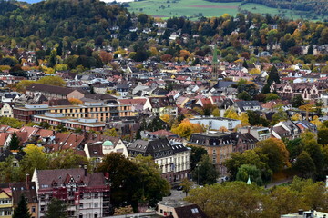 Freiburg-Wiehre im goldenen Herbst