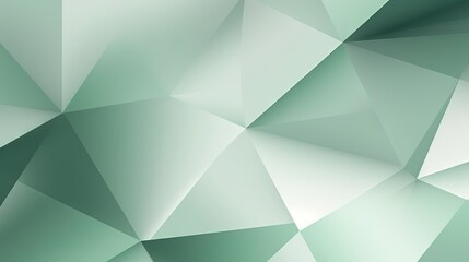  a green and white abstract background with a triangular pattern in the middle.  generative ai