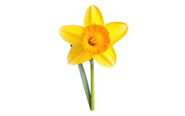 Naklejka na ściany i meble Yellow Daffodil Flower Nature Beauty Transparent PNG