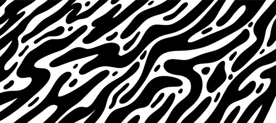 abstract black fluid pattern