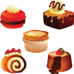 mix dessert set icon