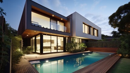 Fototapeta premium Home Design Bayside In Melbourne Australia 