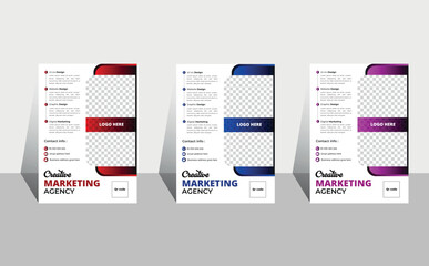 profassional business flyer editable template design