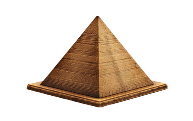 Miniature Egyptian Pyramid Model Transparent PNG - obrazy, fototapety, plakaty