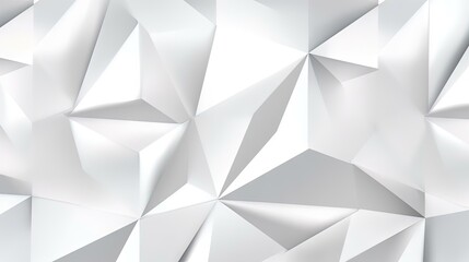  a white abstract background with a lot of white triangles on it.  generative ai