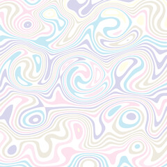 Fototapeta premium ABSTRACT ILLUSTRATION MARBLED TEXTURE LIQUIFY PSYCHEDELIC PASTEL SOFT COLORFUL DESIGN. OPTICAL ILLUSION BACKGROUND VECTOR DESIGN