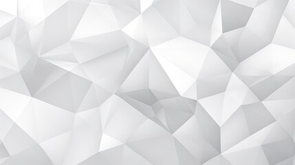  a white abstract background with low poly shapes and a diagonal pattern.  generative ai