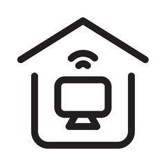 Smart Appliances icon with line style, perfect for web and presentation etc.
