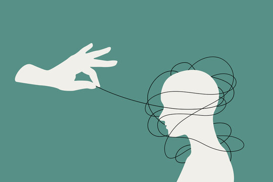 Psychoterapia - uporządkowywanie myśli. Pomoc w rozwiązywaniu problem&oacute;w. Pomocna dłoń rozplątująca natłok myśli.