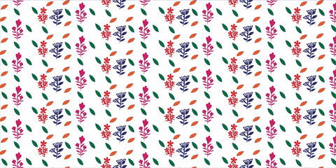 pattern, seamless, floral, flower, wallpaper, leaf, vector, decoration, design, illustration, nature, ornament, art, plant, vintage, texture, textile, spring, green, decor, style, retro, backdrop, tre