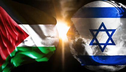 War conflict between Israel and Palestine