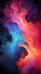 Obraz premium tongues of colorful flame