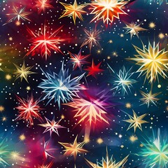 Christmas Seamless tile pattern gift wrap background design