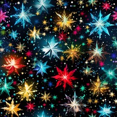 Christmas Seamless tile pattern gift wrap background design