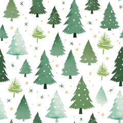Fototapeta premium Christmas Seamless tile pattern gift wrap background design