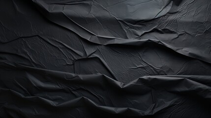  a black background with wrinkled fabric and a black background with wrinkled fabric and a black background with wrinkled fabric.  generative ai