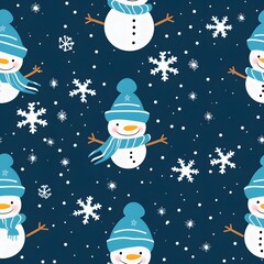 Christmas Seamless tile pattern gift wrap background design
