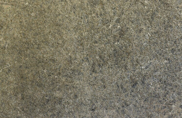 Grey shimmering background imitation dust with shiny balls. Abstract pattern sequins. Template round particles. Fresh asphalt, granite or marble chips