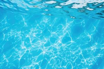 Fototapeta na wymiar Blue background with pool water texture