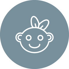 Baby Girl Icon
