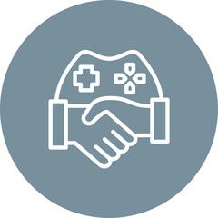 Game Handshake Icon