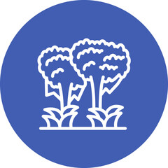 Jungle Landscape Icon
