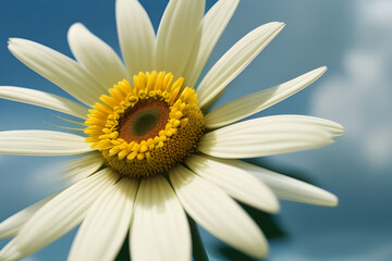 Daisy flower with detailing object color