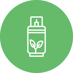 Biogas Cylinder Icon
