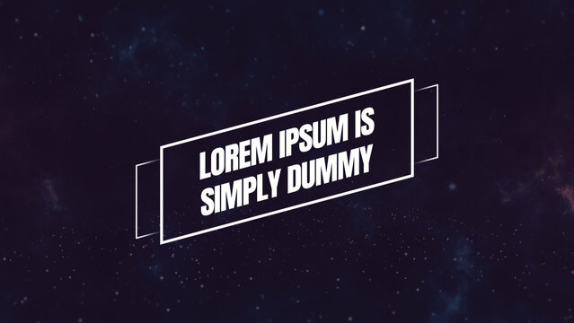 Minimal and Clean Text Animation