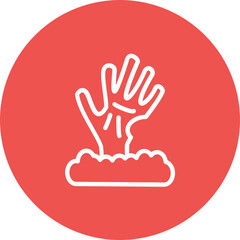 Obraz premium Scary Hand Icon