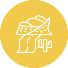 Desert Road Icon