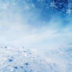 Fototapeta na wymiar snow background light floor cold empty blue white christmas season january frost falling concept - stock image