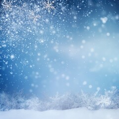 Fototapeta premium snow background light floor cold empty blue white christmas season january frost falling concept - stock image