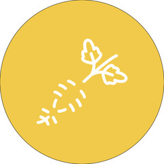 Obraz premium Turnip Icon