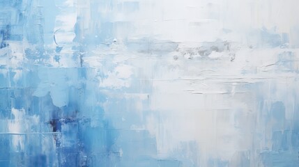 White and blue textured canvas background. Empty canvas acrylic texture