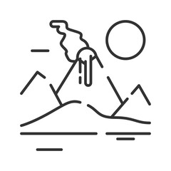 Fototapeta premium Volcano