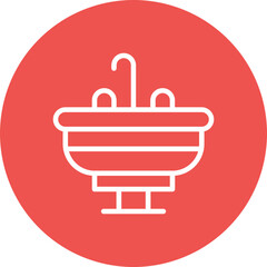 Fototapeta premium Sink Icon