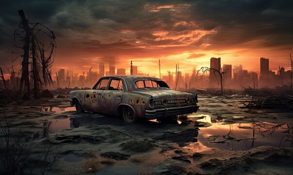 A polluted dystopic future