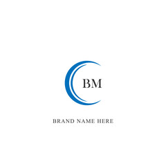BM logo. B M design. White BM letter. BM, B M letter logo design. Initial letter BM linked circle uppercase monogram logo.2 latter 