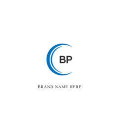 BP logo. B P design. White BP letter. BP, B P letter logo design. Initial letter BP linked circle uppercase monogram logo.2 latter 