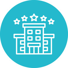 5 Star Hotel Icon