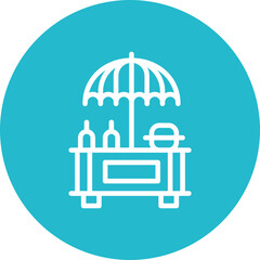 Burger Cart Icon