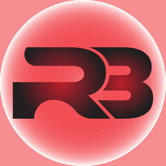 Unique Letter RB or R3  Logo Design Idea Concept Vector Symbol illustration.